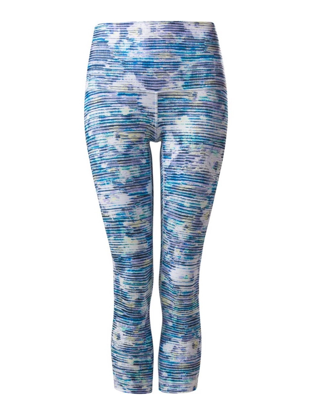 Lululemon Wunder Under Crop (Hi-Rise) - blurry belle multi - size 6